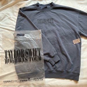 Taylor Swift The Eras Tour Blue Crewneck